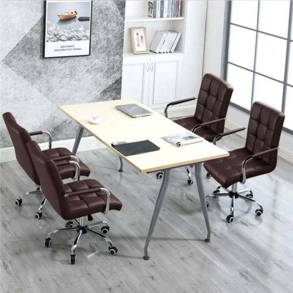 椅子 L型坐垫有扶手 白色 SF-5809-W-F 131318-10