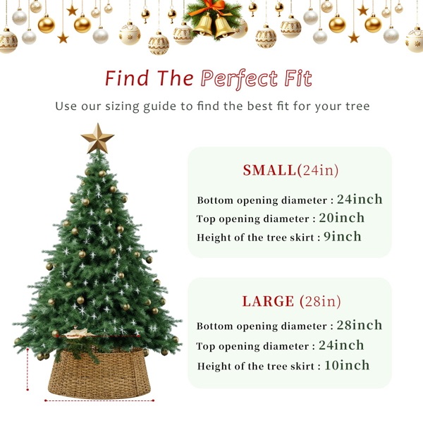 手工编织圣诞树裙-2