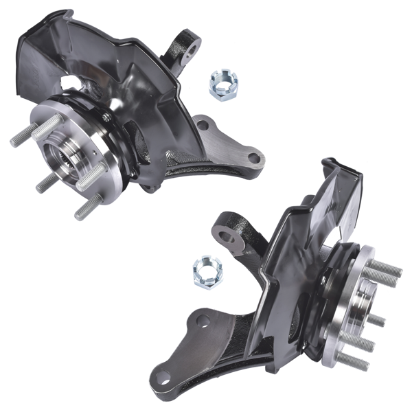 转向节总成 2Pcs Front Spindle Knuckle Steering Left & Right Fit for Kia Sportage EX LX 2.0L l4 2.7L V6 698-057 698-056-6