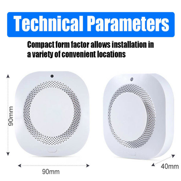 （2套）烟雾报警器家庭消防安全系统烟雾报警器 (物流仅支持发USPS，TK/TEMU仅自提)-6