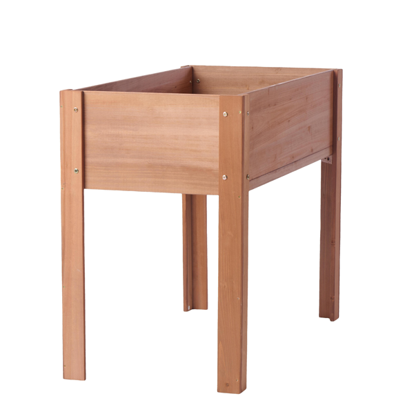 40x20x31英寸带支腿高架式花园种植箱，适用于户外种植花卉、水果、蔬菜和香草植物。-12