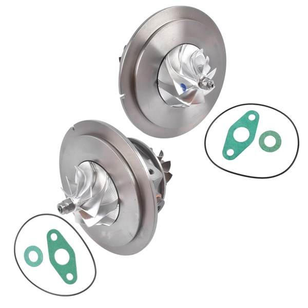 涡轮增压器机芯 2Pcs Turbocharger Cartridge CHRA Forward & Reverse Fit for Infiniti Q50 Q60 2016- Nissan Skyline Z 2019- V6 3.0L VR30DDTT 144115CA1B 144115CA1A-5