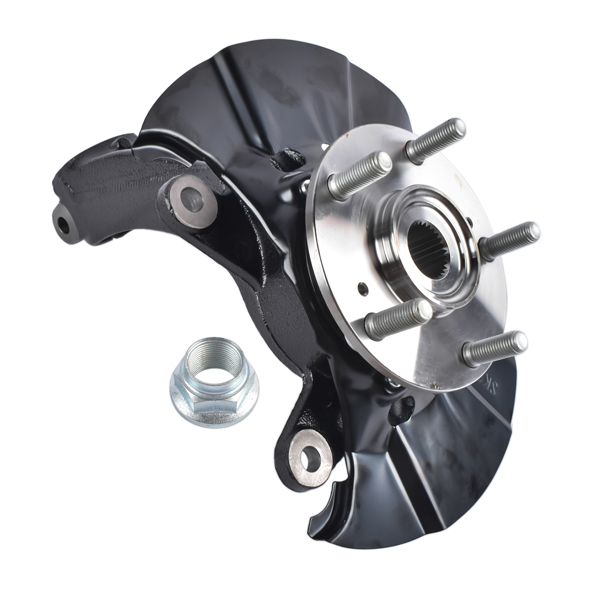 转向节总成 Front Driver Steering Knuckle Assembly Replacement for Honda Civic 5 Door EX LX 2017-2021-6