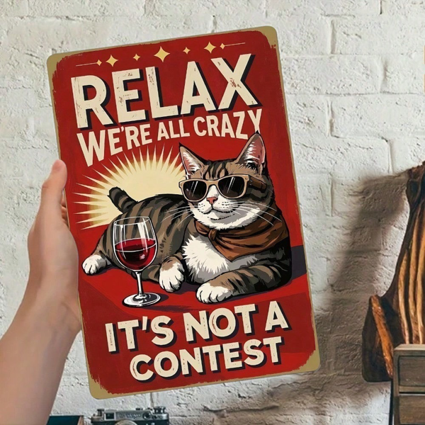 CIFbuy8x12 英寸 ( 20.3x30.5cm )复古风怀旧风铝合金标牌适用于酒吧、Kitchen、Office（TikTok、temu下自提）-4