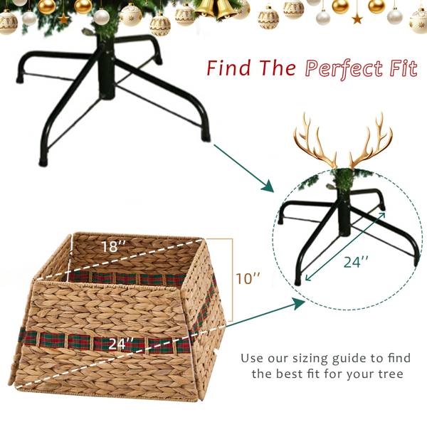 手工编织圣诞树裙-2