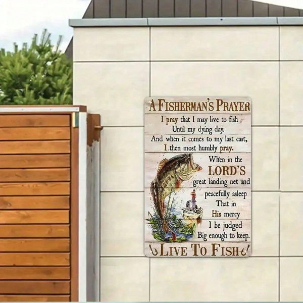 CIFbuy8x12 英寸 ( 20.3x30.5cm )复古风乡村风铝合金标牌适用于家居、酒吧、车库（TikTok、temu下自提）-5