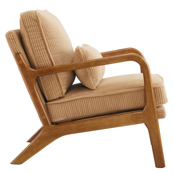 1pcs款 矮扶手椅 65*80*78cm 条绒 卡其色 室内休闲椅-8