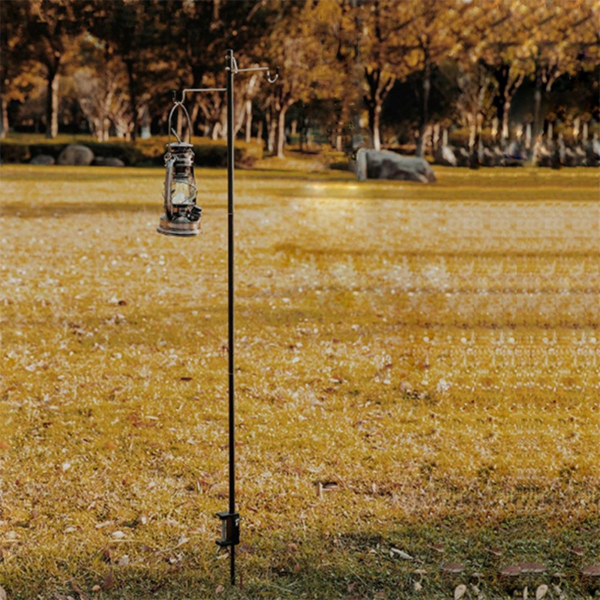 户外折叠铝合金支架 蓝色 四节双钩（带地钉）总长度149cm-13