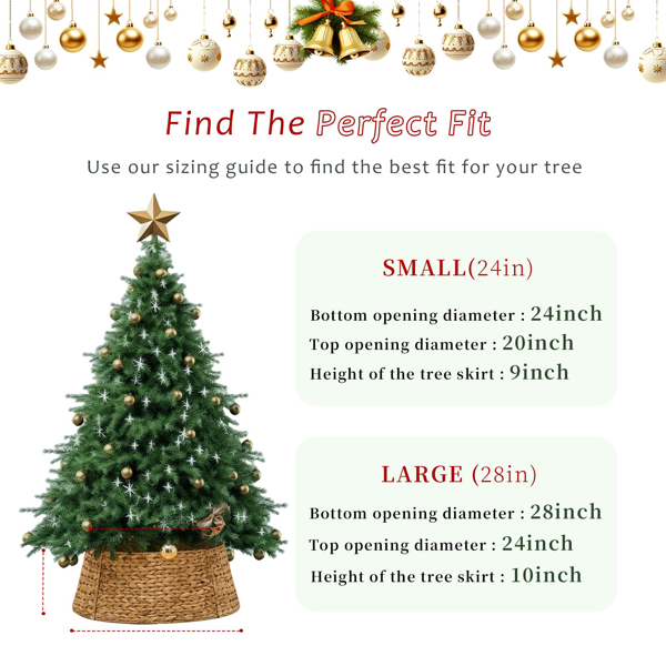 手工编织圣诞树裙-3