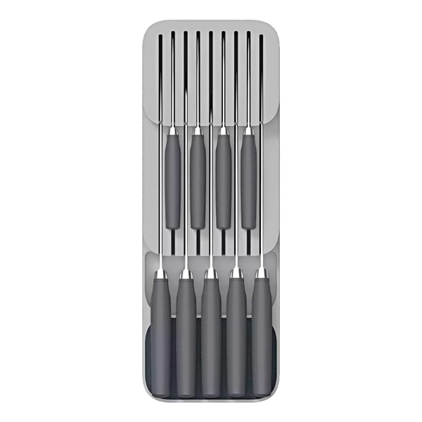 抽屉式刀具整理收纳架 灰色-1