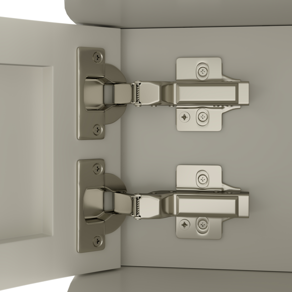 匠心打造的波浪纹半月形控制台桌，奶油白色饰面，独特的半月形设计边桌，配有2个储物抽屉和底部搁板，适用于客厅、卧室、书房、走廊。-11