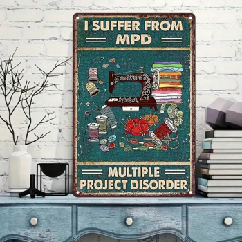 CIFbuy8x12 英寸 ( 20.3x30.5cm )复古风趣味铝合金标牌（TikTok、temu下自提）