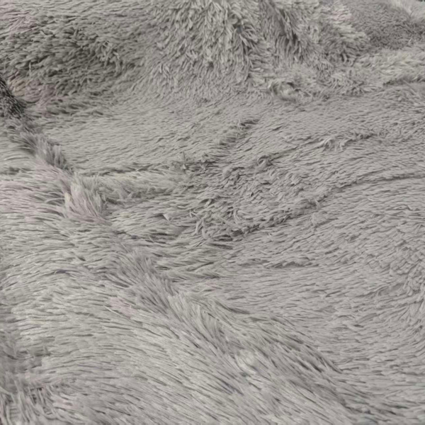 5英尺x8英尺客厅地毯，灰色蓬松地毯，大毛绒，舒适柔软，防滑室内地板地毯，房间，卧室，游戏室，家居装饰美学-6