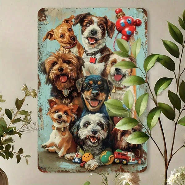 CIFbuy8x12 英寸 ( 20.3x30.5cm )复古风怀旧风铝合金标牌适用于家居、酒吧、咖啡馆（TikTok、temu下自提）-5