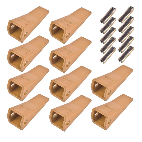 斗齿 23 230 Series 230S Bucket Teeth with 23TF/23FP Flex Pins Fit for Mini Excavator Alloy Steel 10 Pieces-3