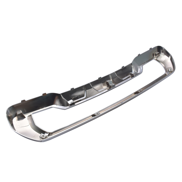 前保险杠饰条 Chrome Front Bumper Molding Skid Plate Fit for GMC Sierra 2500 HD 3500 HD 6.6L V8 Diesel Gas 2020-2023 Polypropylene Plastic Metal 84319824-2