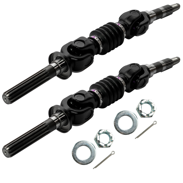 驱动轴 Pair Rear Axle Left Right Fits for Kubota RTV900 RTV1100 RTV1140 4x4 Models All Years K7711-12330 K7711-12334-3
