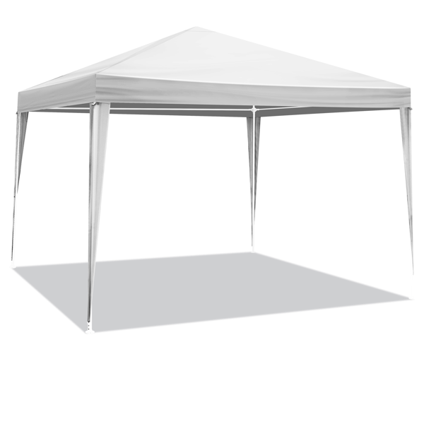 10*10ft  白色  4围 仿折叠棚 2门2窗  PE布 喷塑铁管-17