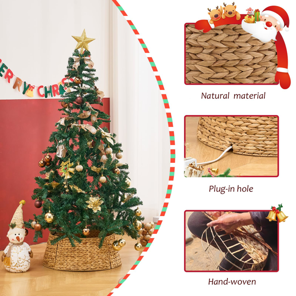 手工编织圣诞树裙-6