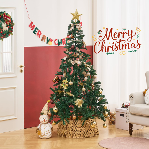 手工编织圣诞树裙-4