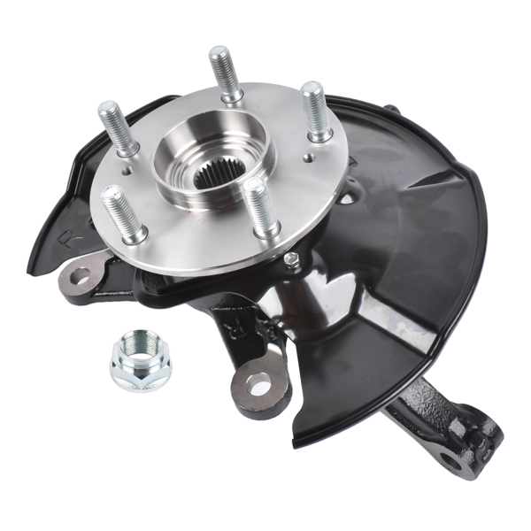 转向节总成 Front Right Steering Knuckle & Hub Bearing Assy Replacement for Honda Civic 2012 L4 1.5 1.8L-9