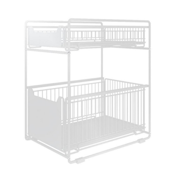 收纳架 双层抽屉式 白色 大号