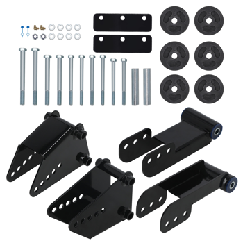 车身升高套件，前部升高 2 英寸，后部升高 2-5 英寸，适用于 1996-2005 年款雪佛兰 Astro 和 GMC Safari 四驱车型