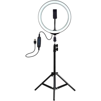 7.6寸环形补光灯+110CM三脚支架