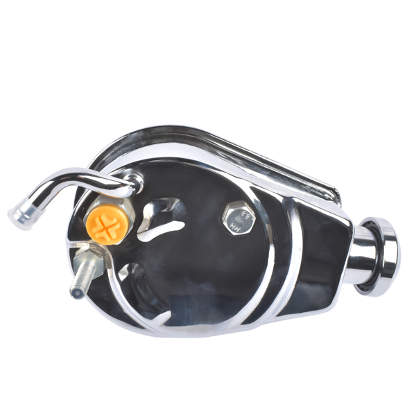 转向助力泵 Power Steering Pump Fit for Chevy BBC SBC 350 454 Chrome 5/8" Key Way Style Monte Carlo Camaro Malibu Chevelle Bel Air Biscayne Brookwood Caprice Impala STP01S DA-STP01S-6