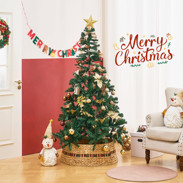 手工编织圣诞树裙-6