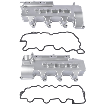 气门室盖 2x Engine Valve Cover Left and Right Fit for Mercedes C280 C320 CLK320 E320 ML320 ML350 S350 SLK320 1998-2006 A1120100530 A1120100430
