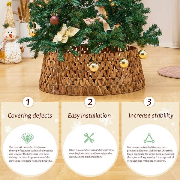 手工编织圣诞树裙-6