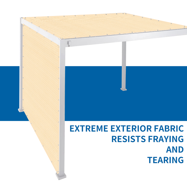 XISHAN 6'X10' 摩卡色HDPE花园网-5