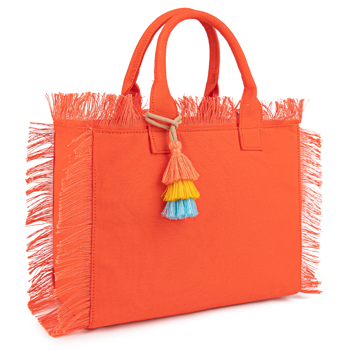 女士帆布手提包带流苏，肩背包顶部提手手袋配拉链闭合，适用于工作、旅行、海滩、健身房、购物-迷彩