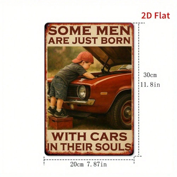 CIFbuy8x12 英寸 ( 20.3x30.5cm )复古风乡村风铝合金标牌适用于车库、Office（TikTok、temu下自提）-3