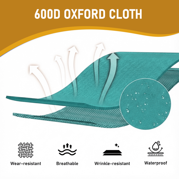 140*60*87cm 户外躺床 黑色铁管 薄荷绿牛津布床面 130kg 可变躺床-8