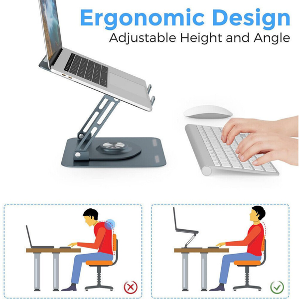 黑色电脑支架可旋转360度-7