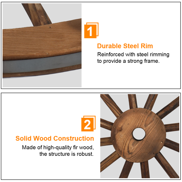 【同款编码：06108221】2pcs-30"装饰木轮-9