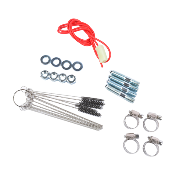 化油器 750 CFM 4 Barrel Double Pumper Carburetor Aluminum Electric Choke BR-67257 Shiny-8