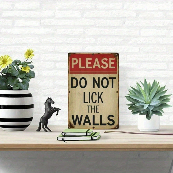 CIFbuy8x12 英寸 ( 20.3x30.5cm )复古风怀旧风铝合金标牌适用于家居（TikTok、temu下自提）-2