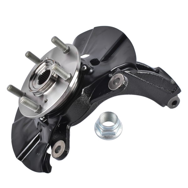 转向节总成 Front Right Passenger Side Steering Knuckle Assembly Replacement for Honda Civic 2017-2021-4