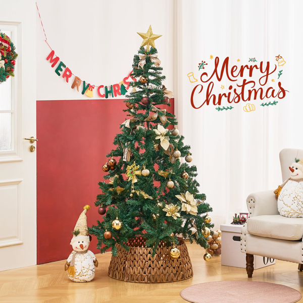 手工编织圣诞树裙-4