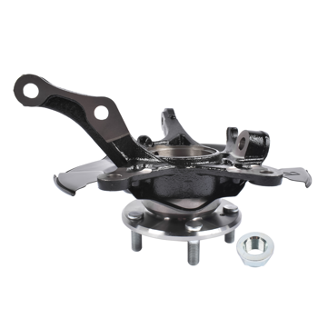 转向节总成 Front Right Steering Knuckle & Hub Bearing Assy Replacement for Honda Civic 2012 L4 1.5 1.8L