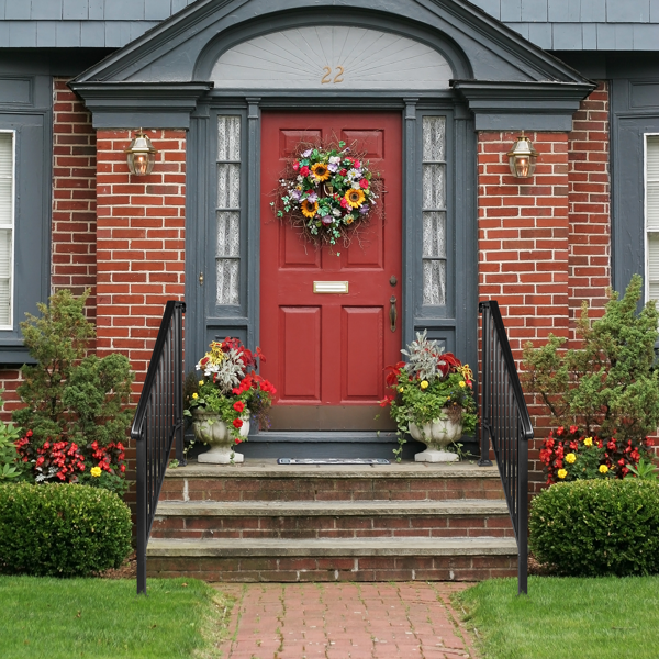 【同款编码：11384510  73142795】哑光黑色 3阶 庭院楼梯扶手-26