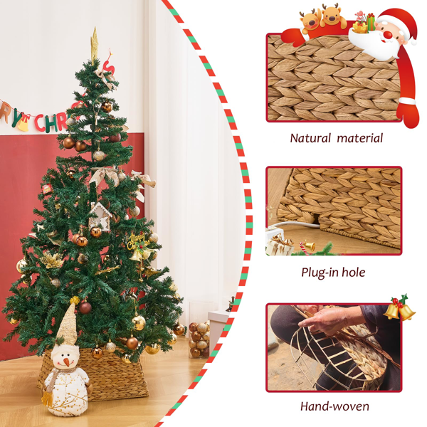 手工编织圣诞树裙-6