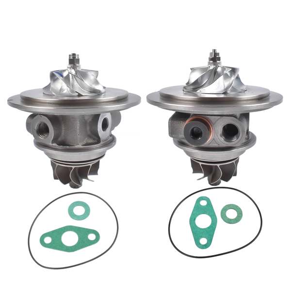 涡轮增压器机芯 2Pcs Turbocharger Cartridge CHRA Forward & Reverse Fit for Infiniti Q50 Q60 2016- Nissan Skyline Z 2019- V6 3.0L VR30DDTT 144115CA1B 144115CA1A-1