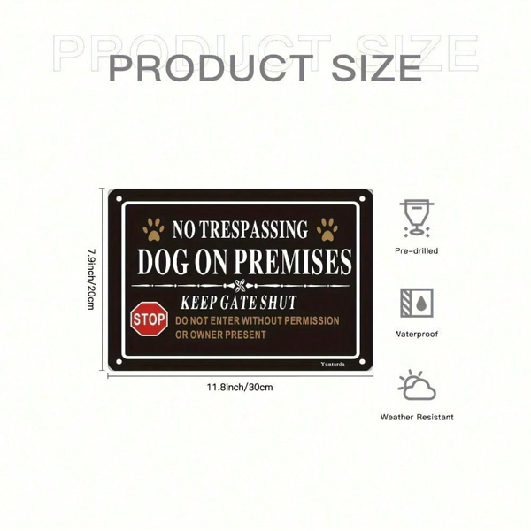 CIFbuy8x12 英寸 ( 20.3x30.5cm )铝合金标牌（TikTok、temu下自提）-5