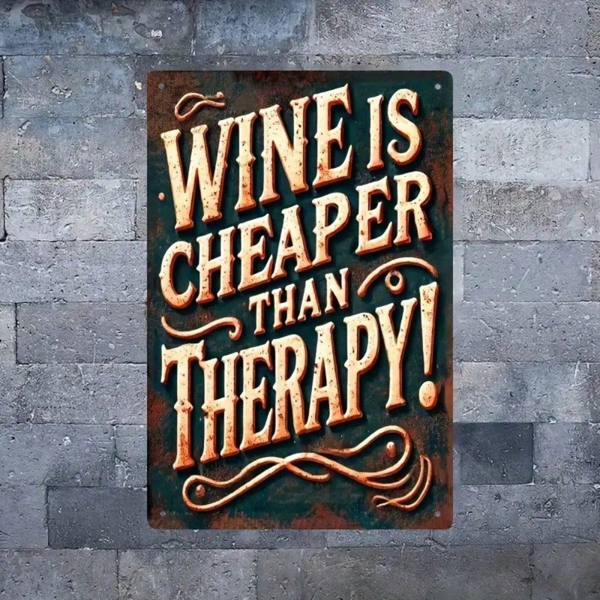 CIFbuy8x12 英寸 ( 20.3x30.5cm )复古风乡村风铝合金标牌适用于家居、酒吧（TikTok、temu下自提）-4