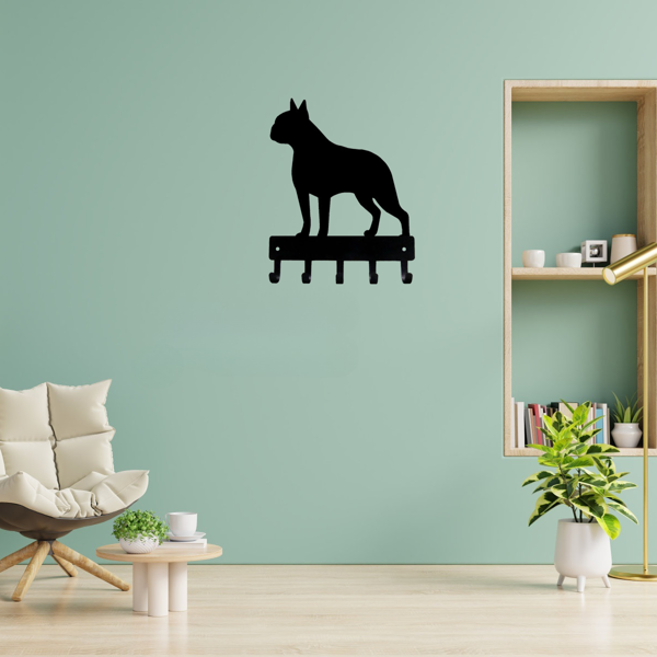 CIFbuy™ 波士顿梗钥匙挂钩 双功能壁挂收纳架（TikTok、temu下自提）-7