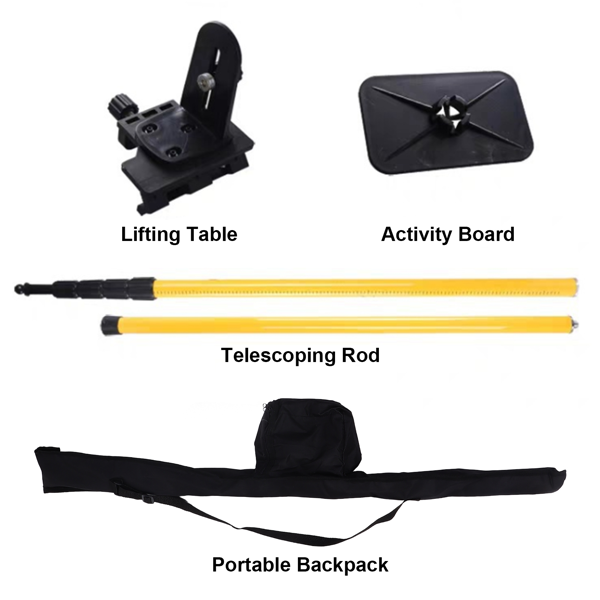 2.8M 黄色激光水平伸缩安装杆-8